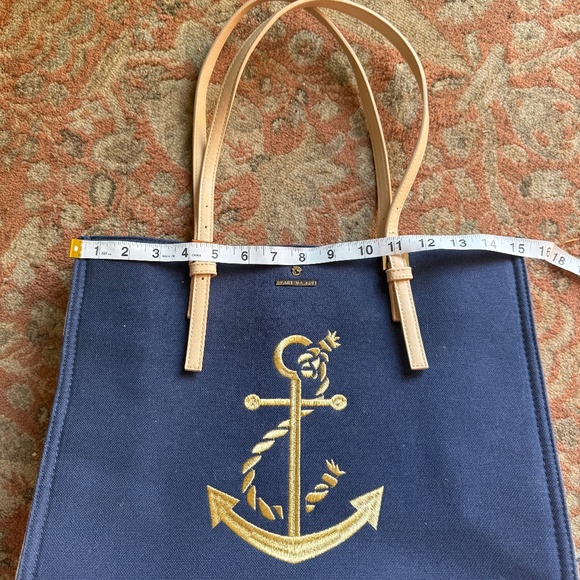 Spartina 449 Navy Blue Tote Nautical - Picture 7 of 10